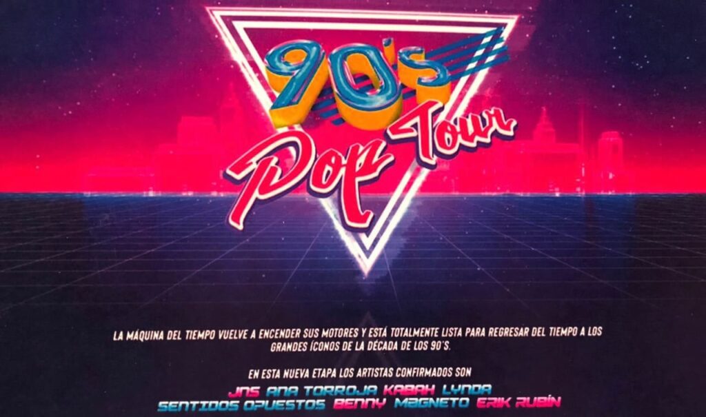 90´s Pop Tour line up